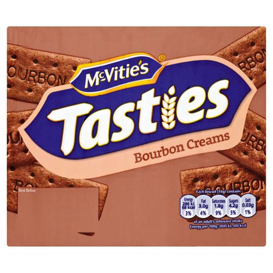 McVitie's Tasties Bourbon Creams Biscuits 300g