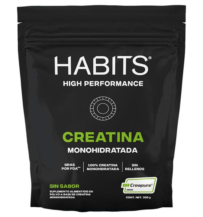 Habits · High performance creatina monohidratada suplemento en polvo (300 g)