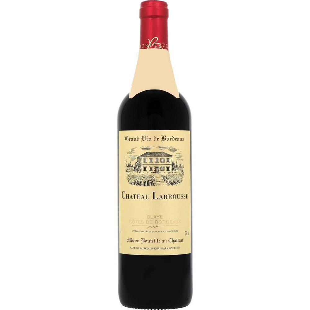 Reflets de France - Vin rouge Bordeaux AOP blaye (750 ml)