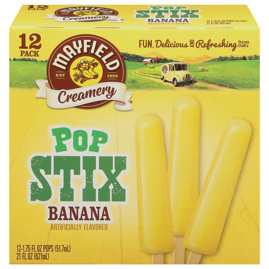 Mayfield Creamery Pops Stix (12 ct)(banana)