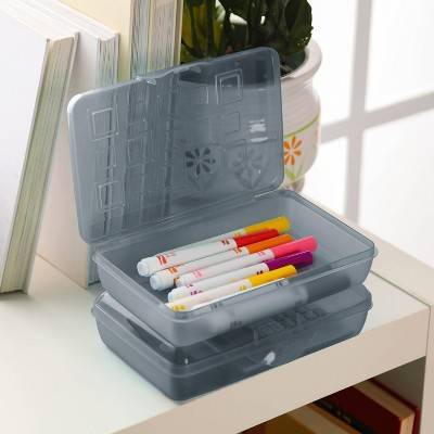 Sterilite Pencil Box (gray)