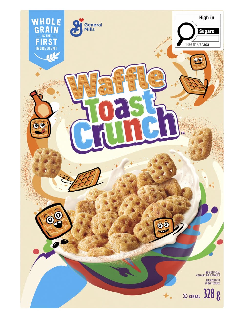 Cinnamon Toast Crunch Waffle Cereal, Maple (328 g)