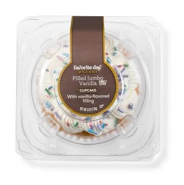 Favorite Day Filled Jumbo Cupcake, Vanilla (6 oz)
