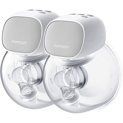 Momcozy S9 Pro Portable Electric Wearable Breast Pump, Gray (2 ct)