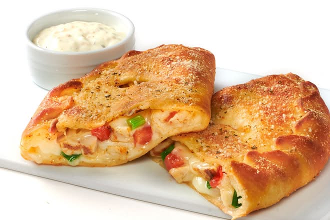 Chicken Garlic Calzone
