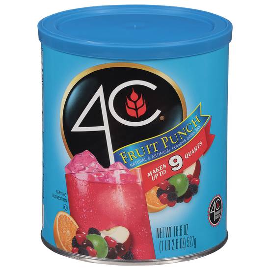 4C Drink Mix (18.6 oz) (fruit punch)