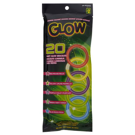 Glow Party Glow Bracelets, 20 Pack (##)