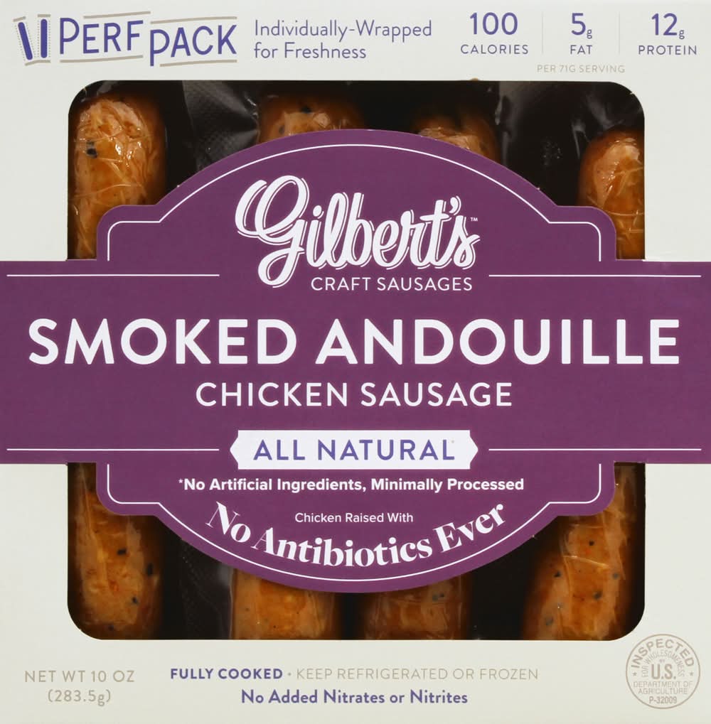 Gilbert's Smoked Andouille Chicken Sausage (10.1 oz)