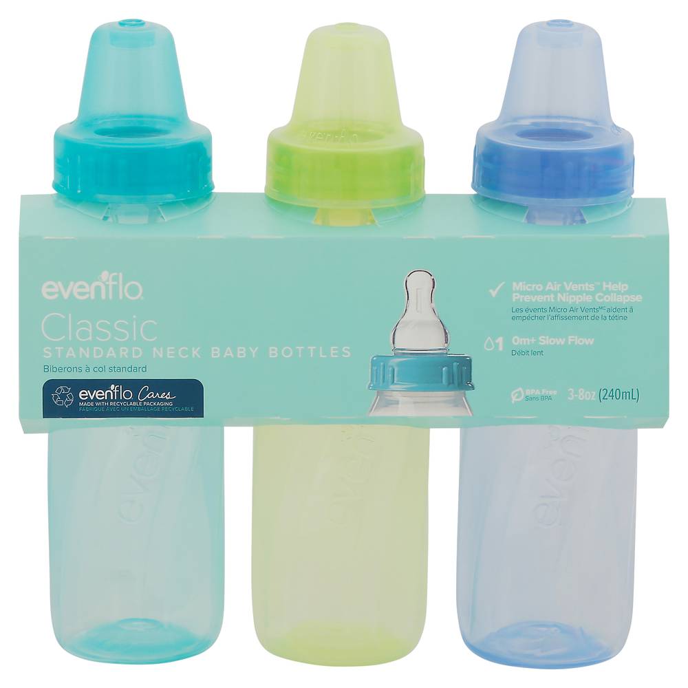 Evenflo Classic Tinted Bottles (3 bottles)