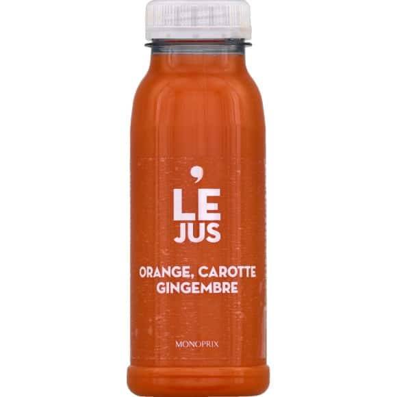 Monoprix Orange, Carotte, Gingembre - Le Jus La Bouteille De 250 Ml