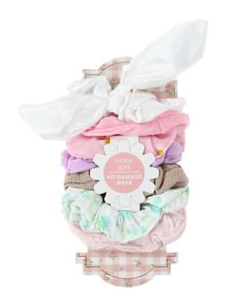 Scrunchies 7-Pack White Multi