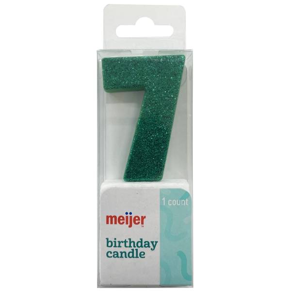 Meijer Birthday Candle Number 7