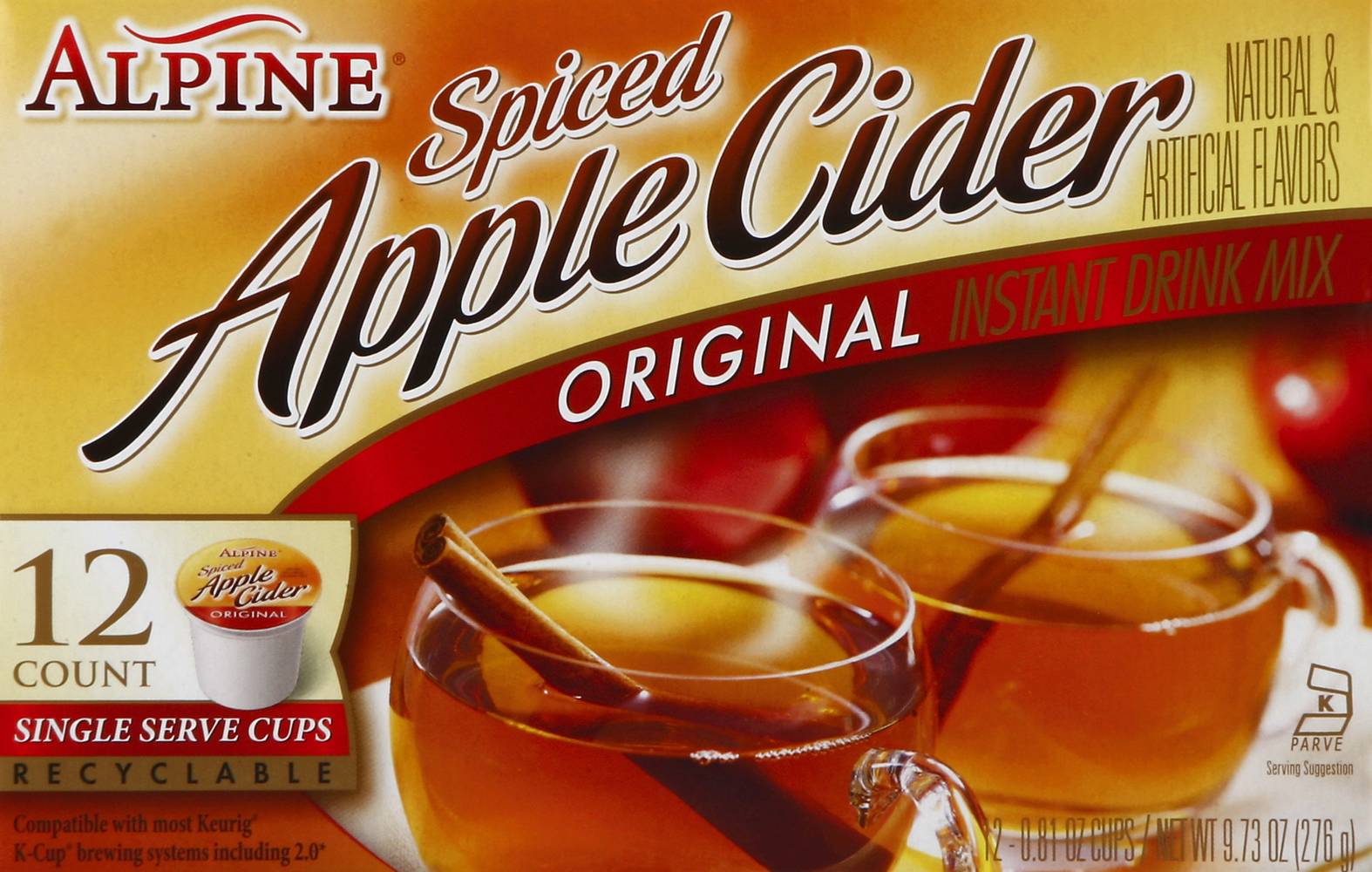 Alpine Beer Company Original Spiced Apple Cider Instant Drink Mix (9.6 fl oz)