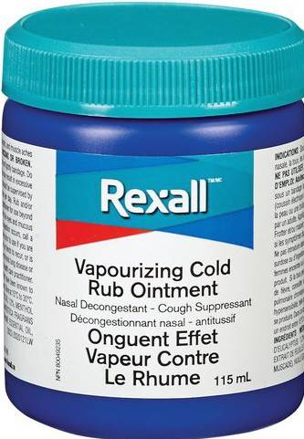 Rexall Vaporizing Cold Rub Ointment Delivery Near Me | Order Online ...