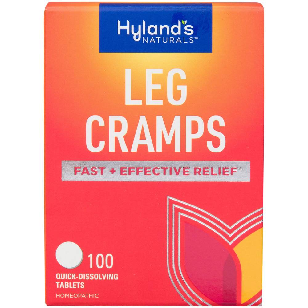 Homeopathic Leg Cramps Quick-Dissolving Tablets - Fast & Effective Relief (100 Tablets)