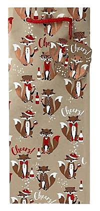The Gift Wrap Company Festive Fox Bag (2.1 oz)
