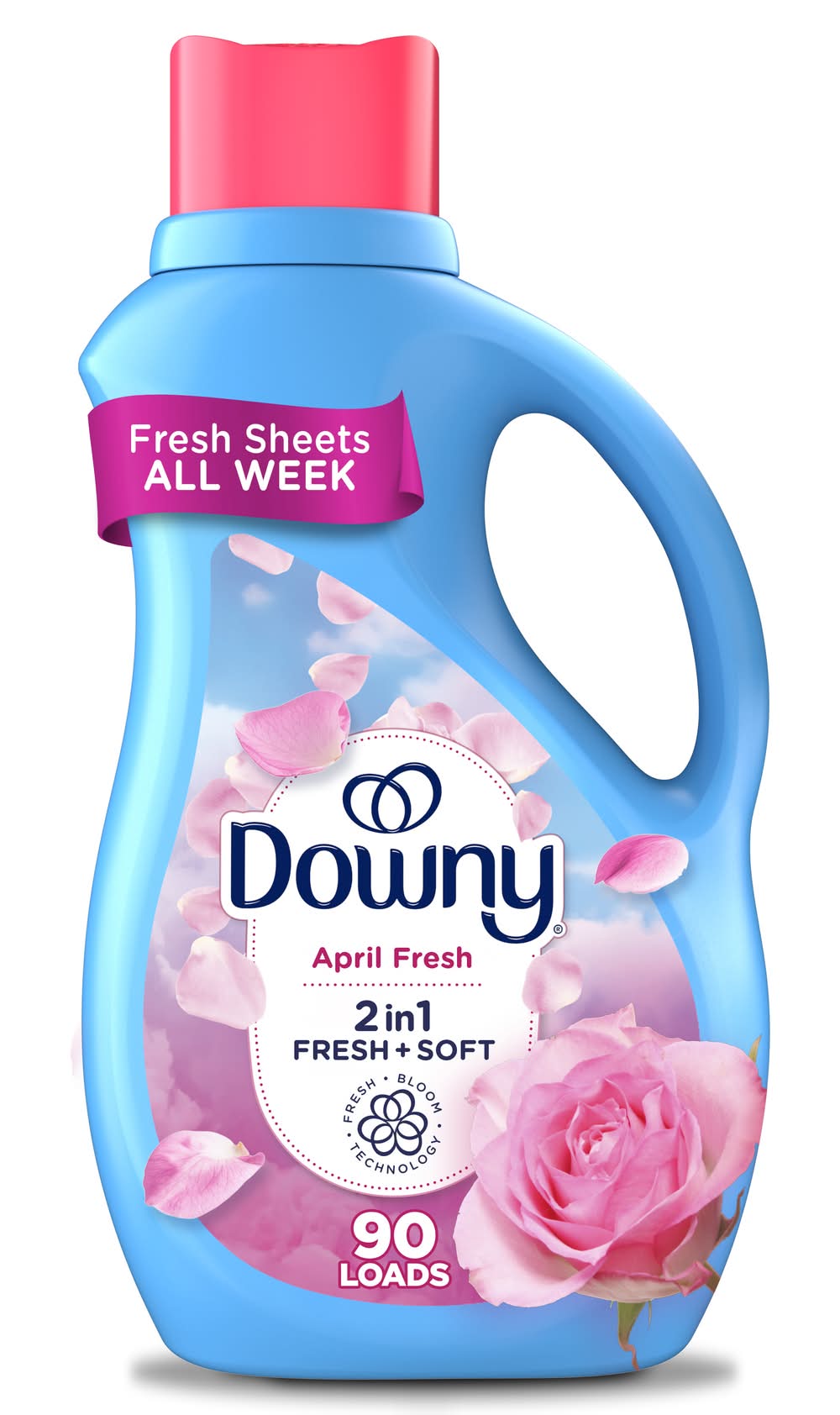 Downy 7 In 1 Ultra Liquid Fabric Conditioner 90 Loads, April Fresh (66 fl oz)