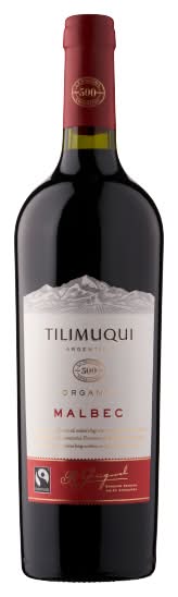 Tilimuqui Fairtrade Organic Malbec Red Wine (750ml)