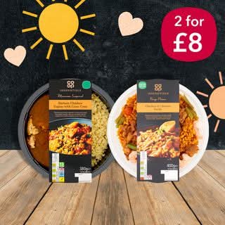 2 for £8 Irresistible Ready Meals Deal