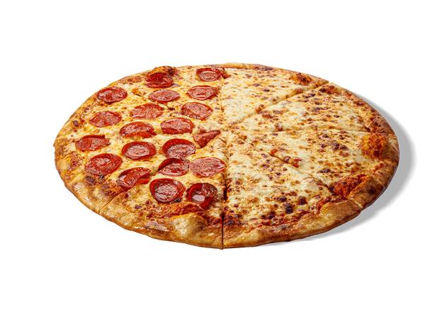 14 inch Pizza - Half Plain Half Pepperoni