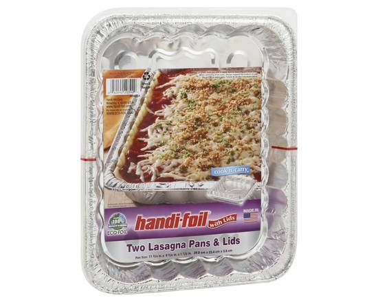 Handi-foil · Eco Foil Lasagna Pans & Lids (2 sets)
