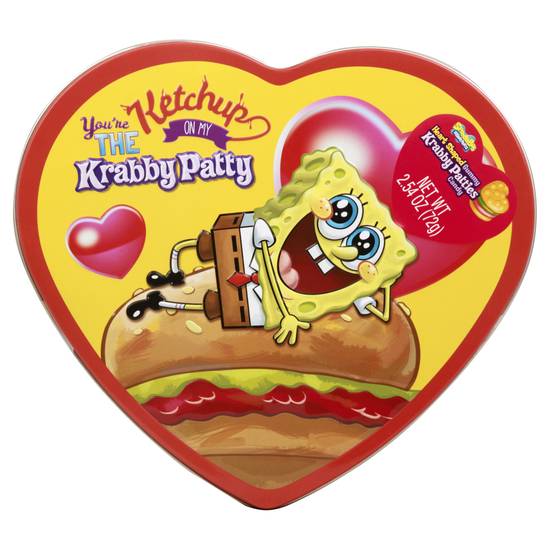 Frankford Candy Krabby Patties Heart-Shaped Gummy Candy