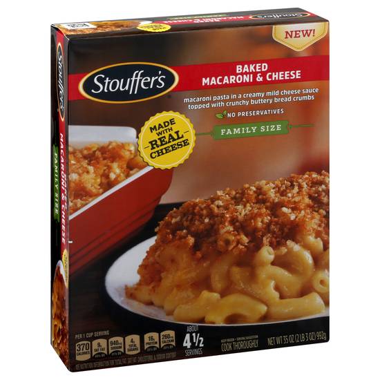 Stouffer's Made With Real Cheese Family Size White Baked Mac & Cheese