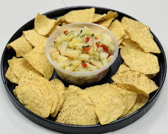 Chips w. Pineapple Salsa (8 oz)