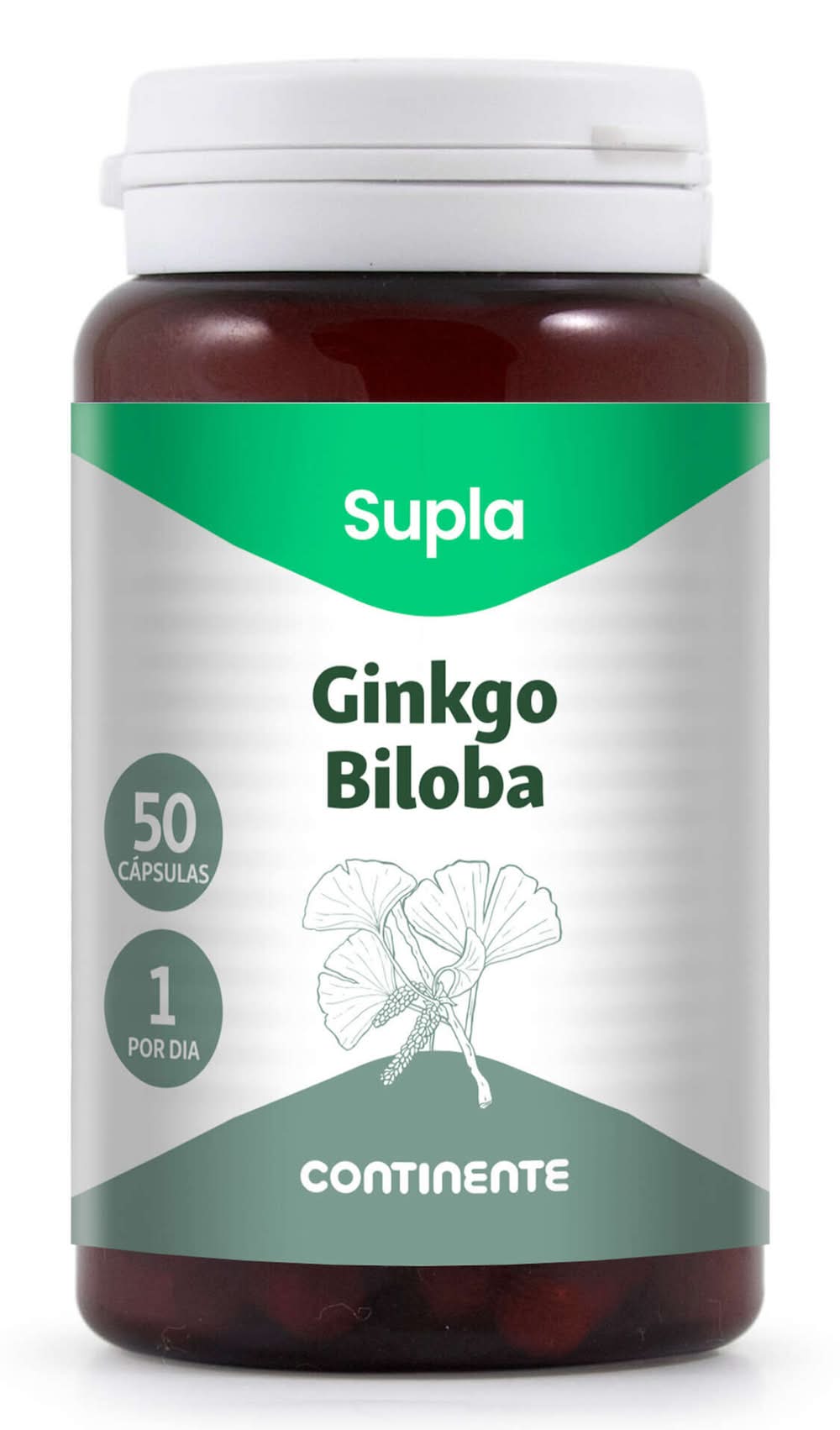Suplemento Alimentar Gingko Biloba Cápsulas Supla (emb. 50 un)