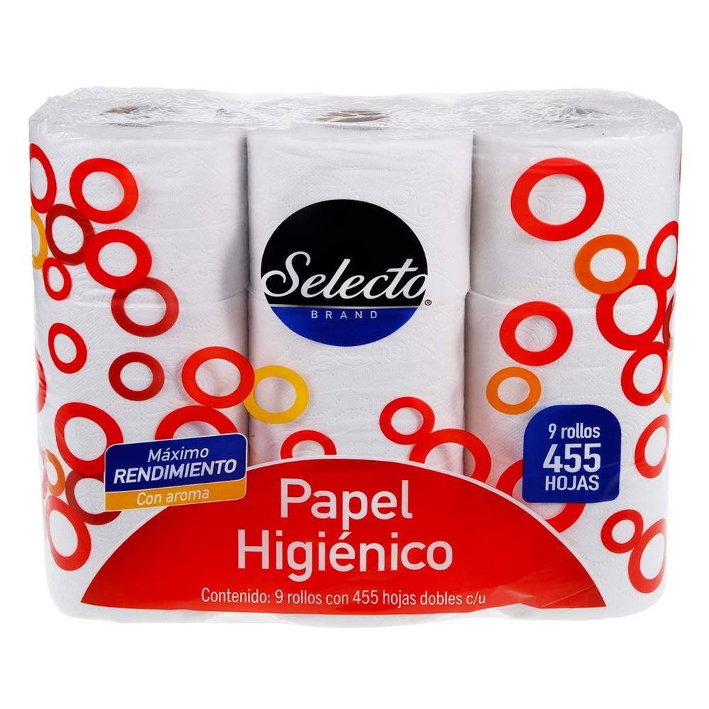 Papel Higiénico Selecto Brand 9R 455Hd