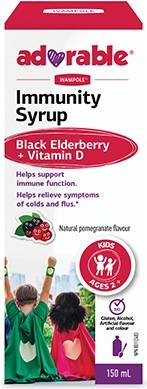 Adorable Elderberry Immunity Syrup (150 ml)