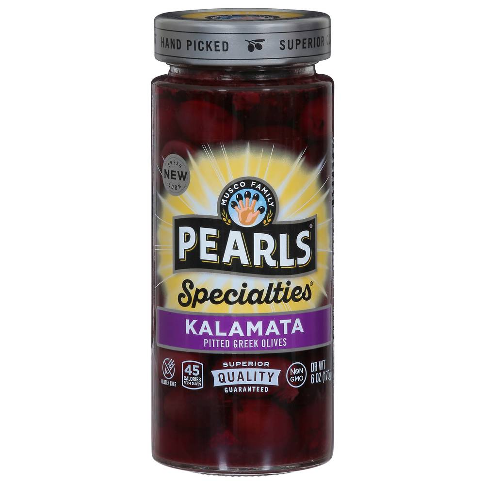 Pearls Specialties Pitted Greek Kalamata Olives