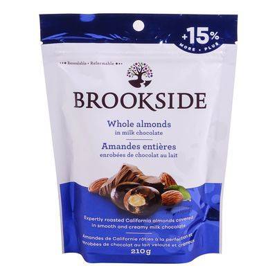 Brookside Milk Chocolate, Whole Almonds (210 g)
