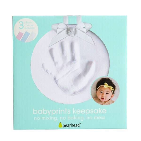 Pearhead Babyprints Hanging Keepsake White