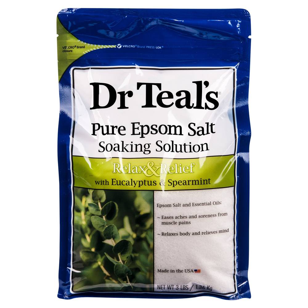 Dr. Teal's Relax & Relief Pure Epsom Salt Soaking Solution