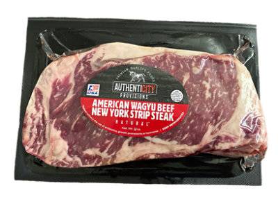 Authenticity Provisions Wagyu Beef New York Strip Steak - 12 Oz
