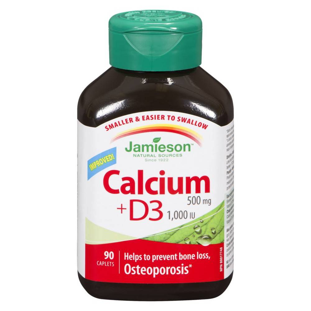 Jamieson Calcium With Vitamin D3 (650 g)