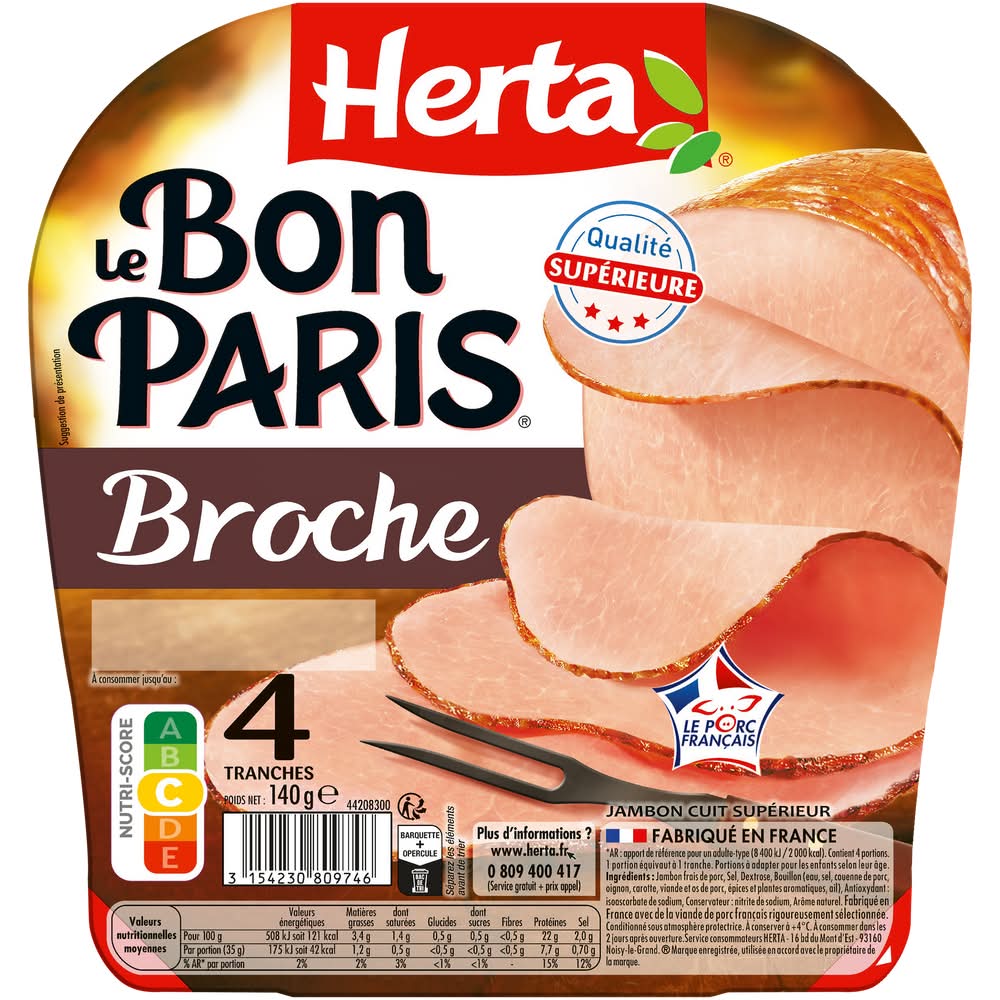 Herta - Jambon le bon paris à la broche (4)