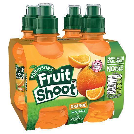 Fruitshoot Orange 200ml 4pk