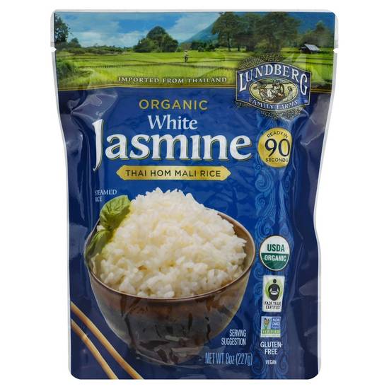 Organic White Jasmine Rice Lundberg 8 oz
