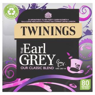 Twinings The Earl Grey 80 Plant-Based Tea Bags 200g