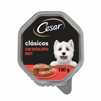 Comida húmeda de buey para perros Cesar 150 g.