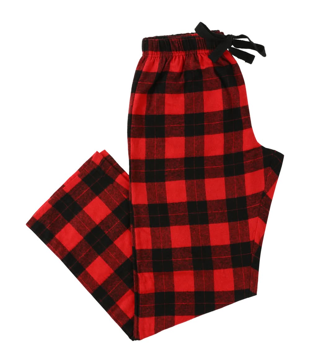 Holiday Flannel Lounge Pants Small Red Buffalo