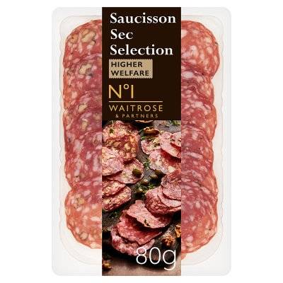 Waitrose & Partners No 1 Saucisson Sec Selection (80g)