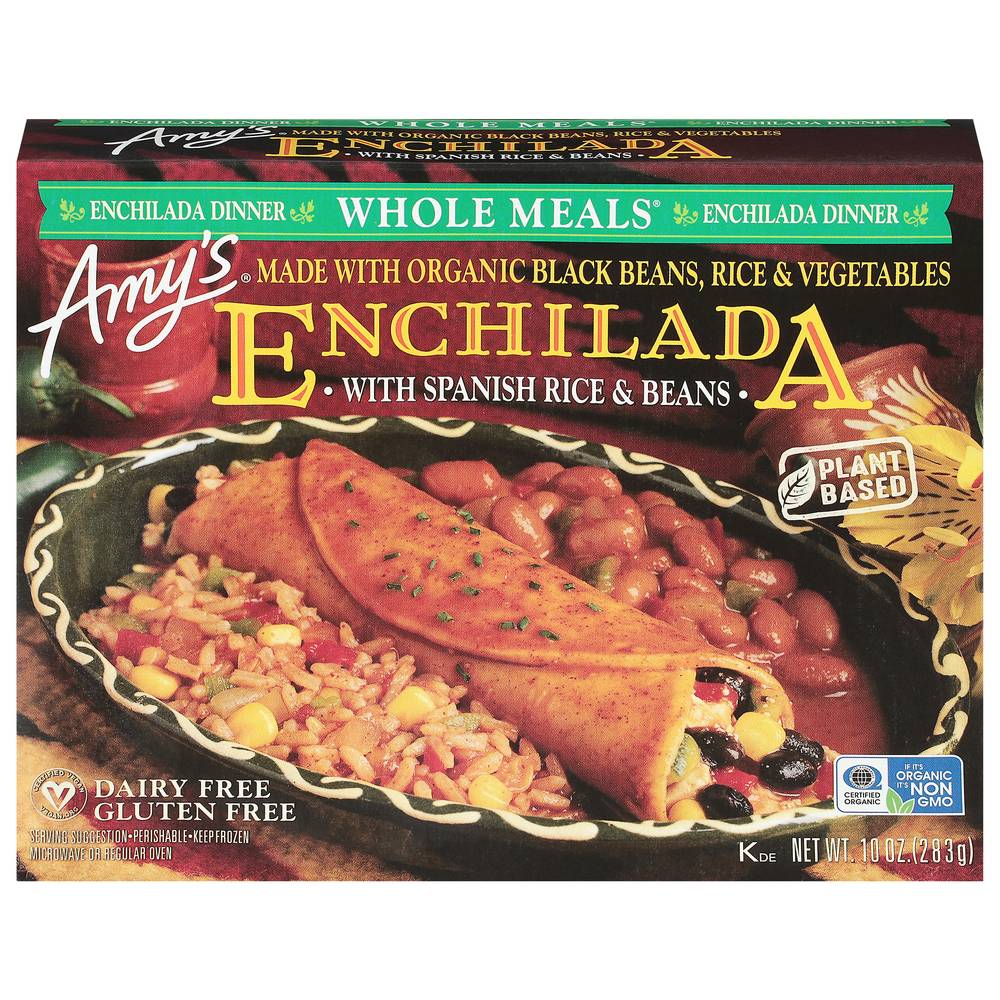 Amy's Dairy & Gluten Free Enchilada With Spanish Rice & Beans (10 oz)