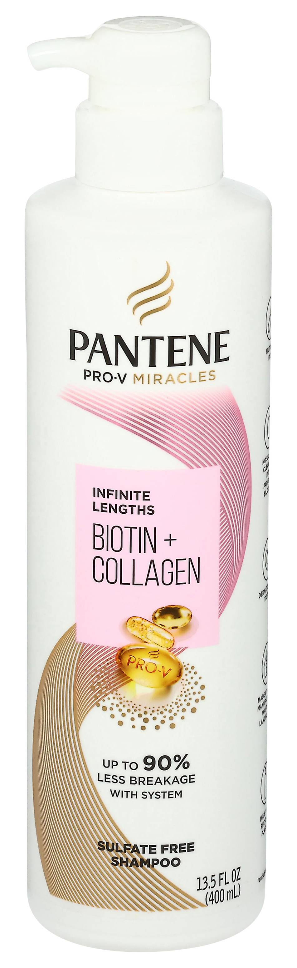 Pantene Pro-V Miracles Infinite Lengths Sulfate-Free Shampoo (13.5 fl oz)