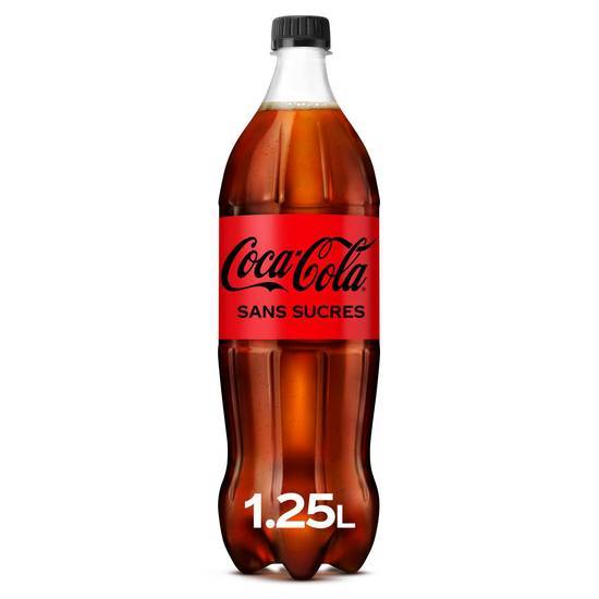 Coca-cola sans sucres pet (1.25l)