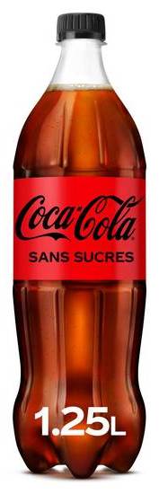 Coca-cola sans sucres pet (1.25l)