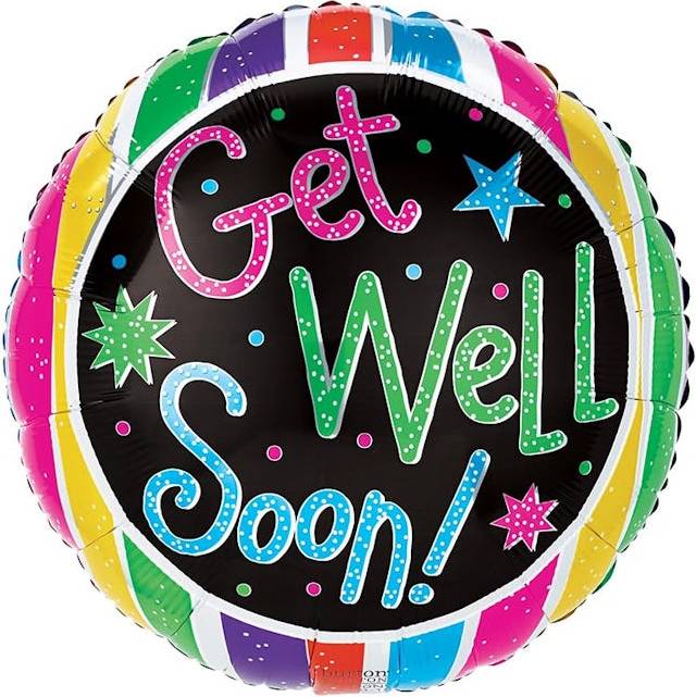 17'' Get Well Soon - Balloon