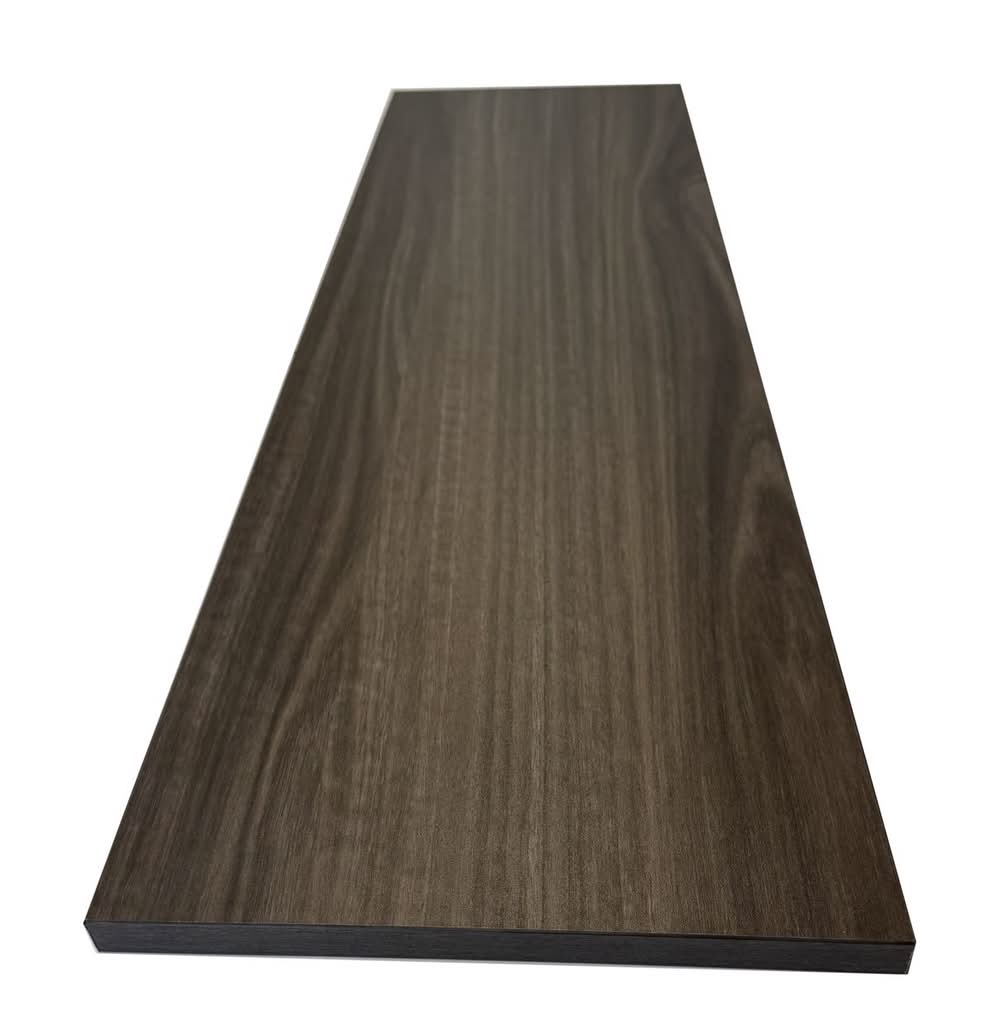 Nb 0.63 In. H X 10 In. W X 23.6 In. D Espresso Wood Shelf Board